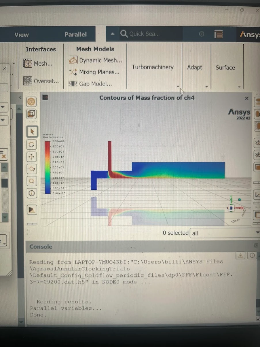 Detonation-engine CFD, methane
